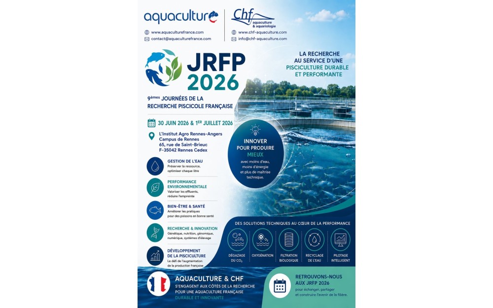 JRFP 2026 : l'avenir de l'aquaculture en France
